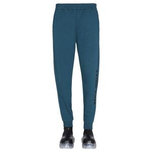 HELMUT LANG Men's Logo Print Sweatpants Men BLUE
